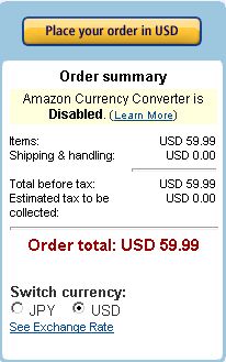 Amazon Currency Converter
